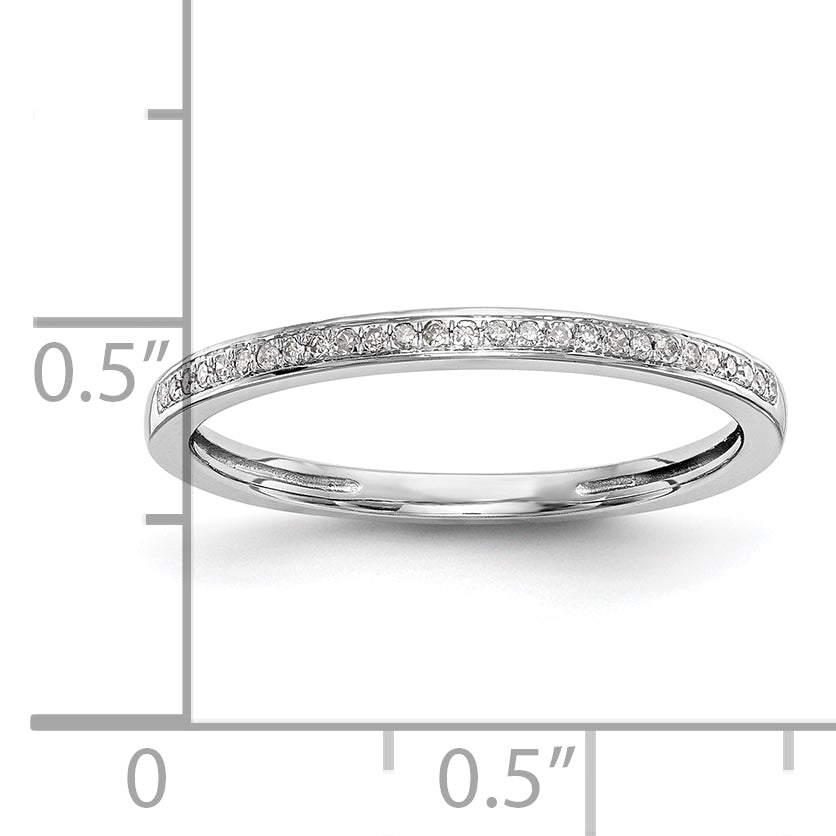 10K Weißgold Ehering-Set (2-teilig) mit im Labor gezüchteten Diamanten, VS/SI+ G+