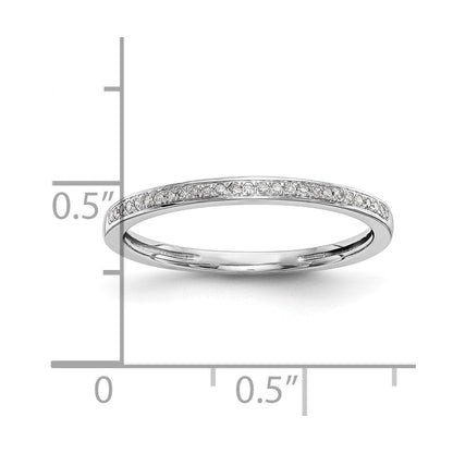 14K Weißgold Set aus 2 Eheringen mit Labor-gezüchteten Diamanten VS/SI+ G+