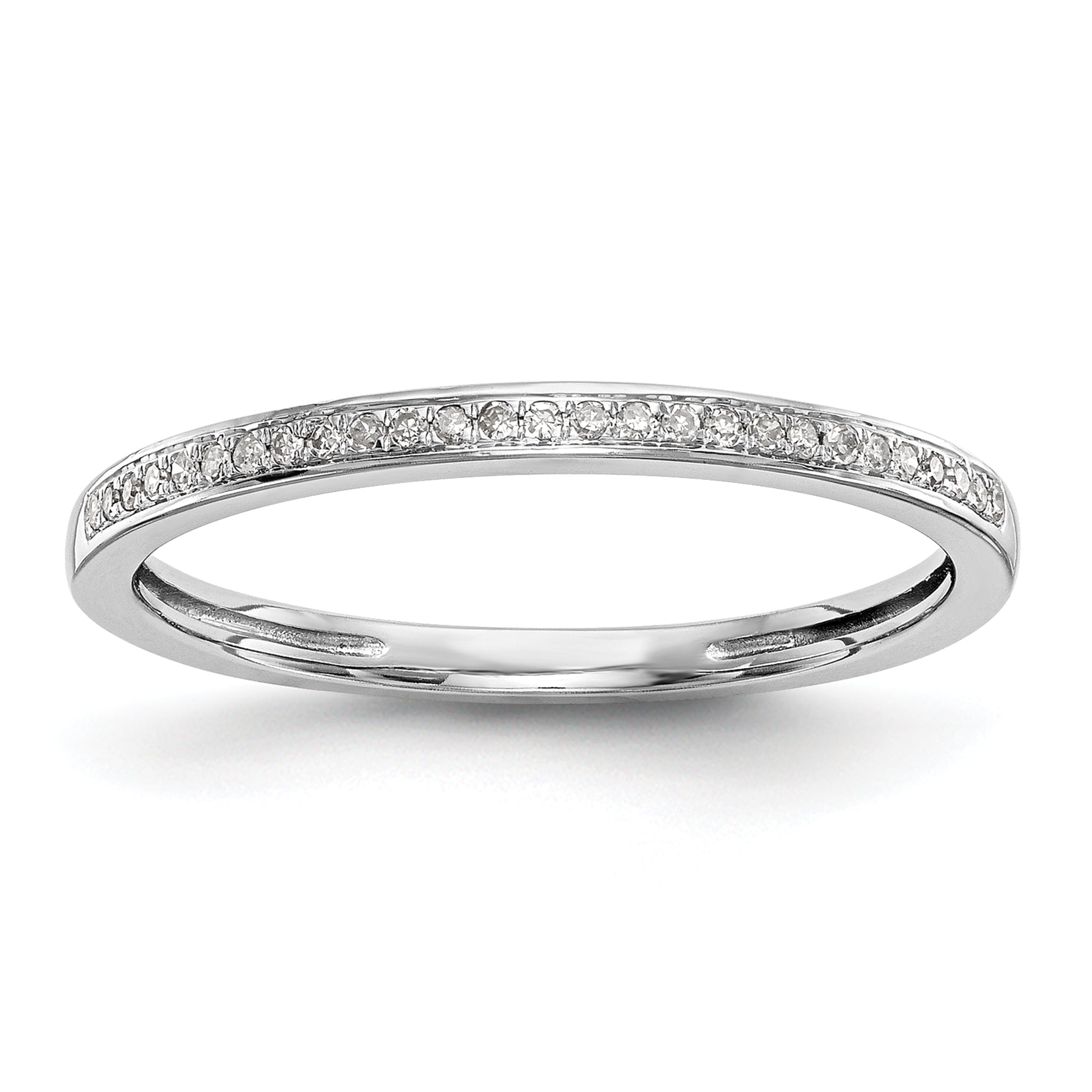 10K Weißgold Ehering-Set (2-teilig) mit im Labor gezüchteten Diamanten, VS/SI+ G+