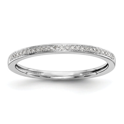 10K Weißgold Ehering-Set (2-teilig) mit im Labor gezüchteten Diamanten, VS/SI+ G+
