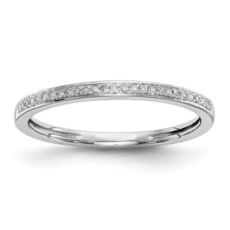 10K Weißgold Ehering-Set (2-teilig) mit im Labor gezüchteten Diamanten, VS/SI+ G+