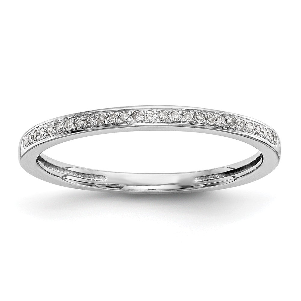 14K Weißgold Set aus 2 Eheringen mit Labor-gezüchteten Diamanten VS/SI+ G+