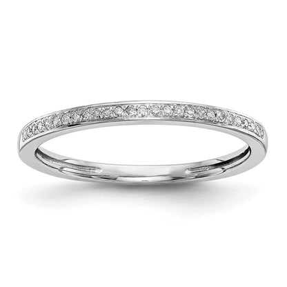 14K Weißgold Set aus 2 Eheringen mit Labor-gezüchteten Diamanten VS/SI+ G+