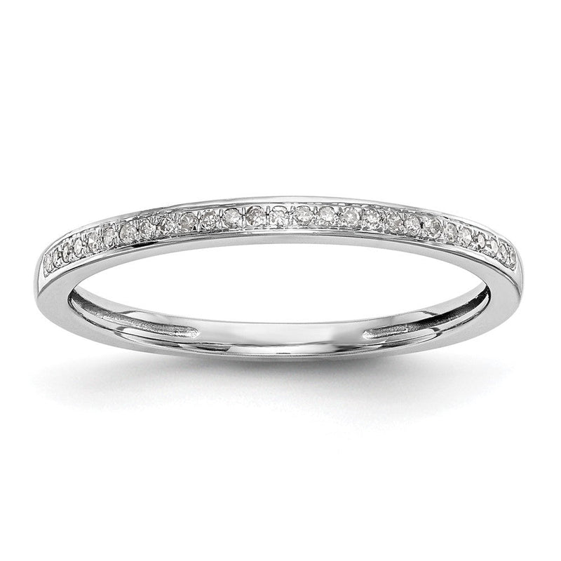 14K Weißgold Set aus 2 Eheringen mit Labor-gezüchteten Diamanten VS/SI+ G+