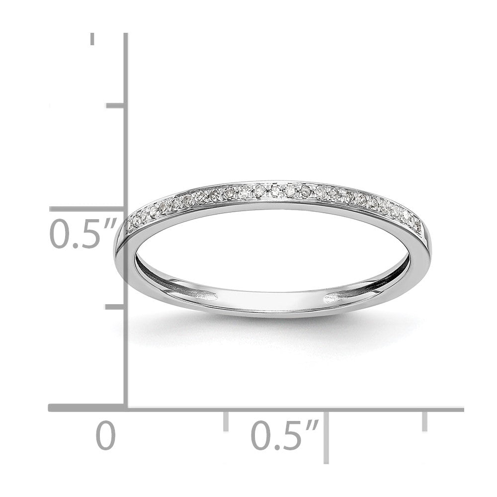 10K Weißgold Set aus 2 Eheringen mit echten Diamanten