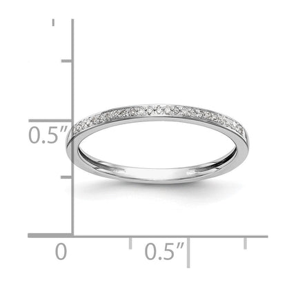 10K Weißgold Set aus 2 Eheringen mit echten Diamanten
