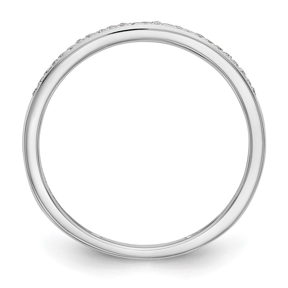 10K Weißgold Set aus 2 Eheringen mit laborgezüchteten Diamanten, VS/SI+ G+