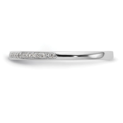 14K Weißgold Eheringe-Set aus zwei Ringen mit 0,17 ct. Laborgezüchteten Diamanten, VS/SI+ G+