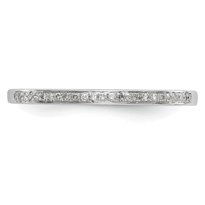 14K Weißgold Eheringe-Set aus zwei Ringen mit 0,17 ct. Laborgezüchteten Diamanten, VS/SI+ G+