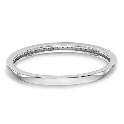 14K Weißgold Eheringe-Set aus zwei Ringen mit 0,17 ct. Laborgezüchteten Diamanten, VS/SI+ G+