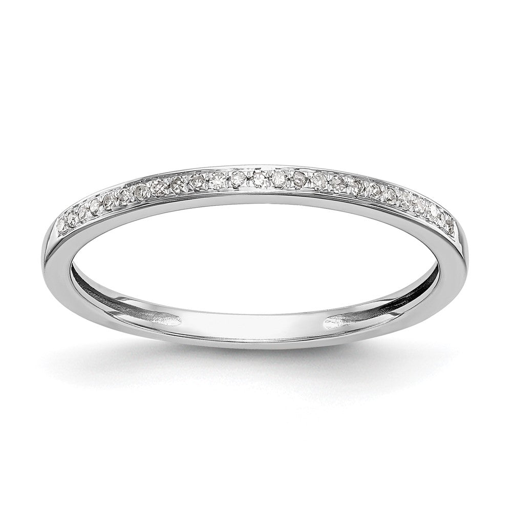 14K Weißgold Eheringe-Set aus zwei Ringen mit 0,17 ct. Laborgezüchteten Diamanten, VS/SI+ G+