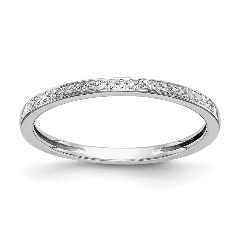 10K Weißgold Set aus 2 Eheringen mit laborgezüchteten Diamanten, VS/SI+ G+
