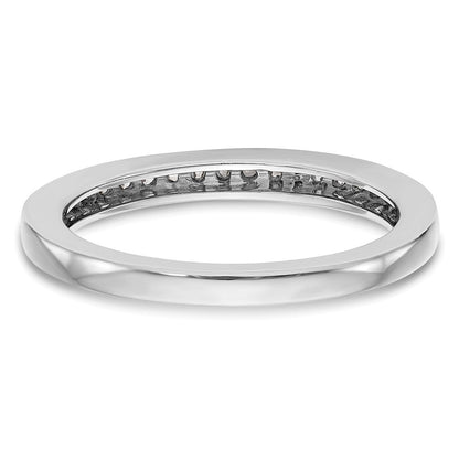 14K Weißgold Ehering mit natürlichen Diamanten