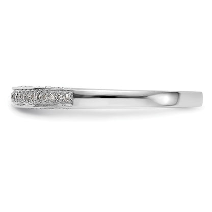 14K Weißgold Komplett Diamant Cluster Verlobungsring