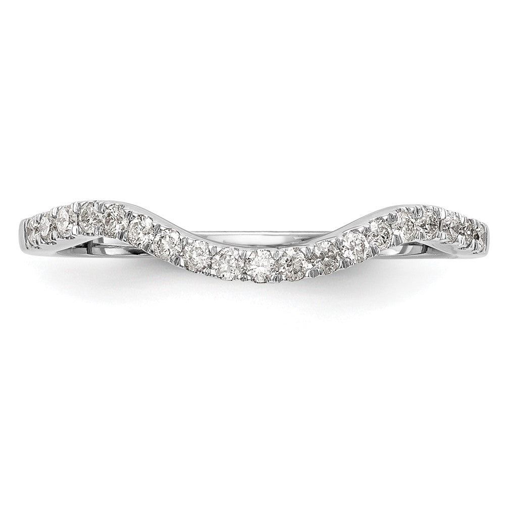 14K Weißgold Ehering mit 0,2 ct. Diamant aus Laborzucht VS/SI+ G+