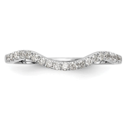 14K Weißgold Ehering mit 0,2 ct. Diamant aus Laborzucht VS/SI+ G+