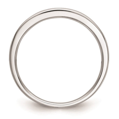 14K Weißgold Ehering mit natürlichen Diamanten