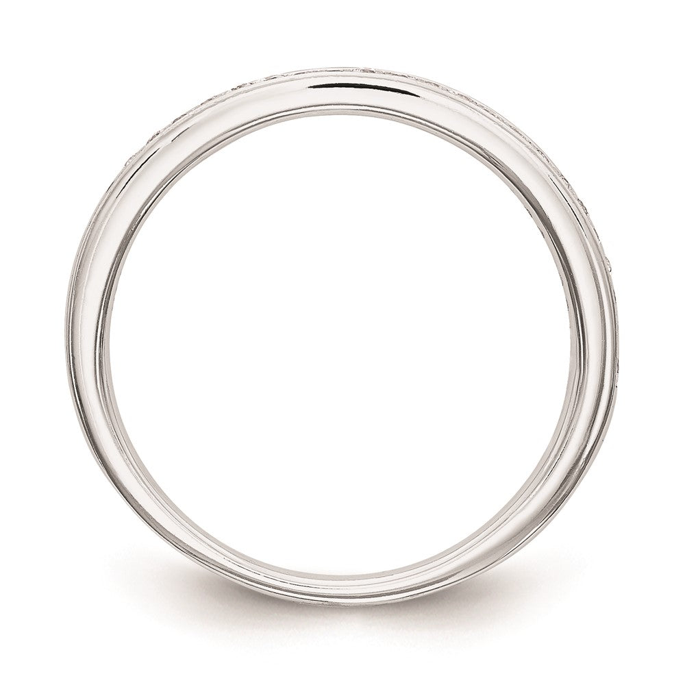 14K Weißgold Ehering-Set mit natürlichen Diamanten (2-teilig)