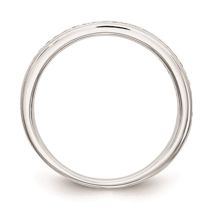 14K Weißgold Ehering-Set mit natürlichen Diamanten (2-teilig)
