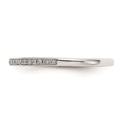 14K Weißgold Ehering-Set mit natürlichen Diamanten (2-teilig)