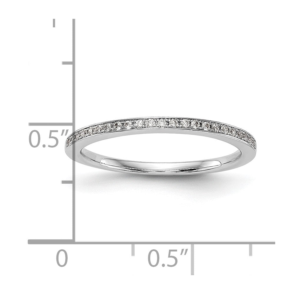 14K Weißgold Ehering-Set mit natürlichen Diamanten (2-teilig)
