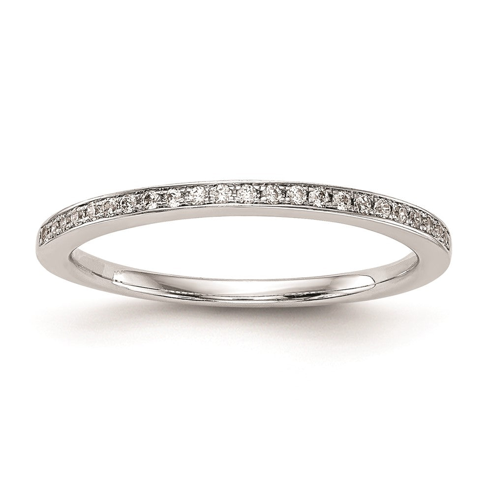 14K Weißgold Ehering-Set mit natürlichen Diamanten (2-teilig)