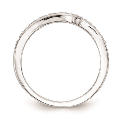 Ehering aus 14K Weißgold mit natürlichen Diamanten