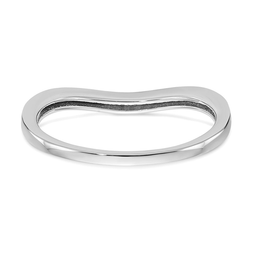 14K Weißgold Ehering mit natürlichen Diamanten