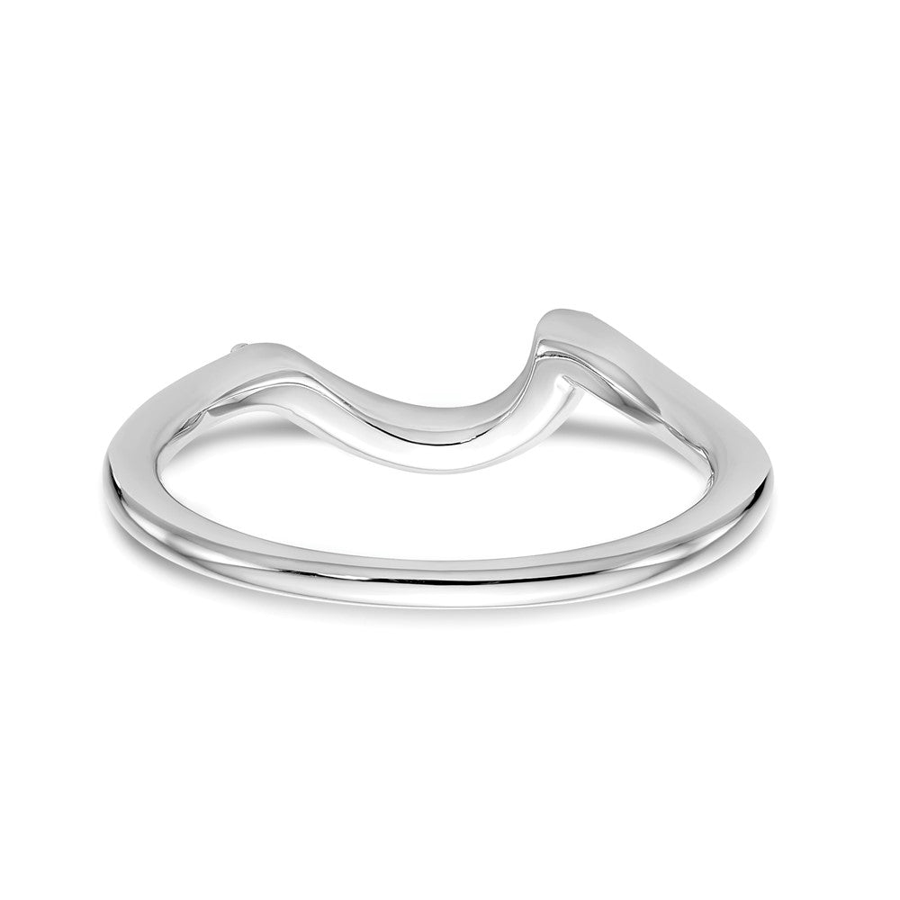 14K Weißgold Ehering mit 0,10 ct. Labor-Diamanten, VS/SI+ G+