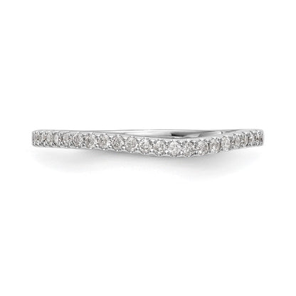 14K Weißgold Ehering mit 0,125 ct. laborgezüchtetem Diamant VS/SI+ G+