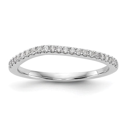 14K Weißgold Ehering mit 0,125 ct. laborgezüchtetem Diamant VS/SI+ G+