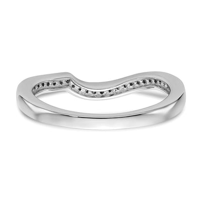 14K Weiß-Roségold Ehering mit 0,125 ct. im Labor gezüchteten Diamanten VS/SI