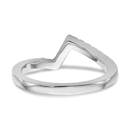 14K Weißgold Ehering mit natürlichen Diamanten