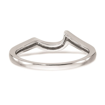 14K Weißgold Ehering mit natürlichen Diamanten
