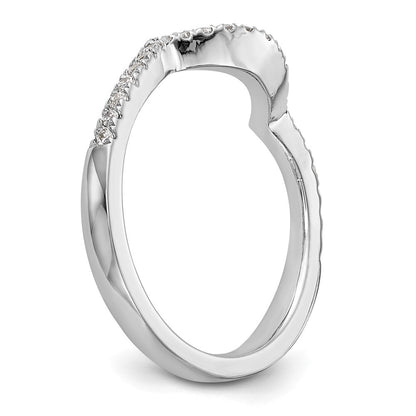 14K Weißgold Laborgezüchteter Diamant SI1/SI2, G H I, Ehering