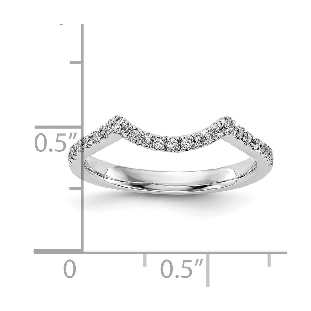 14K Weißgold Verlobungsring mit natürlichen Diamanten