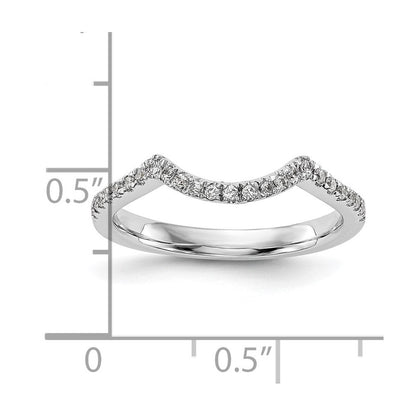 14K Weißgold Verlobungsring mit natürlichen Diamanten