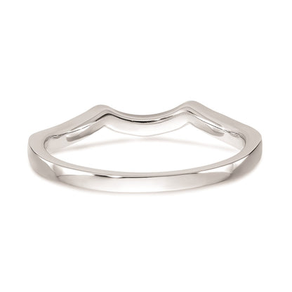 14K Weißgold Ehering mit natürlichen Diamanten