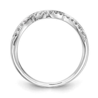 14K Weißgold Ehering mit 0,125 ct. laborgezüchtetem Diamant VS/SI+ G+