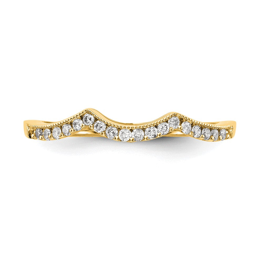 14K Gelbgold Diamant Ehering