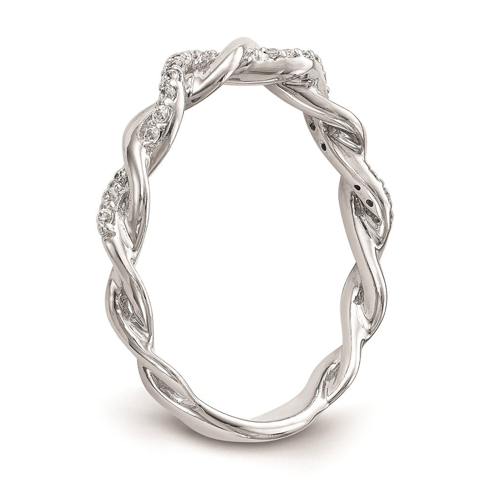 14K Weißgold Ehering mit natürlichen Diamanten