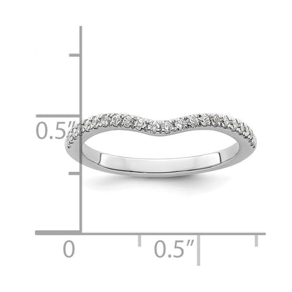 Ehering aus 14K Weißgold mit natürlichen Diamanten