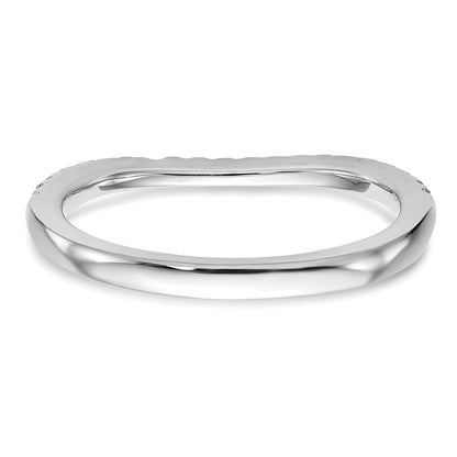 14K Weißgold Ehering mit 0,2 ct. Labordiamant VS/SI+ G+