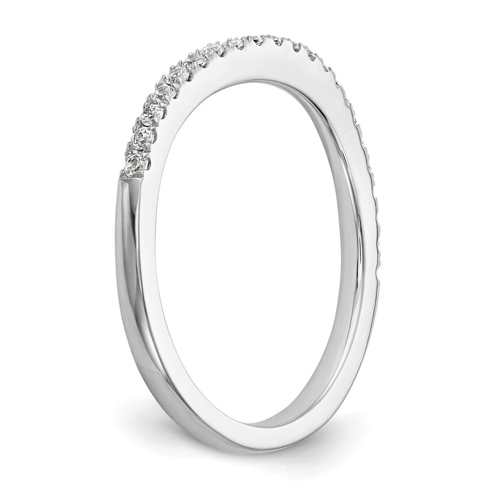 14K Weißgold Ehering mit 0,2 ct. Labordiamant VS/SI+ G+