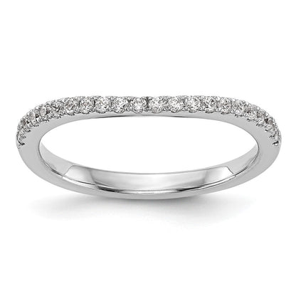 14K Weißgold Ehering mit 0,2 ct. Labordiamant VS/SI+ G+