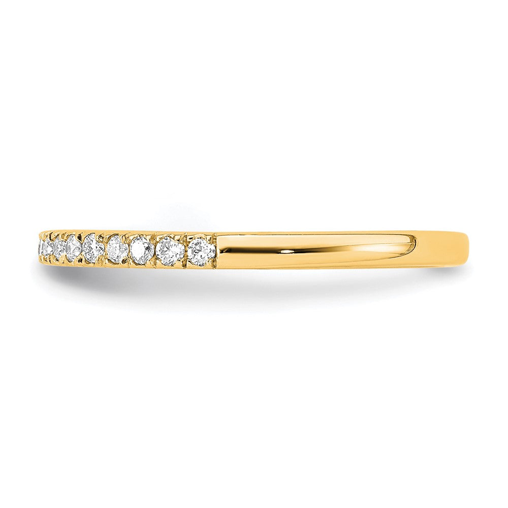 True Origin 14K Gelbgold 1/5 Karat Im Labor Gezüchtet Diamant Vs+ F+ Komplett Ehering Ring