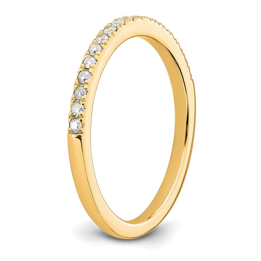 True Origin 14K Gelbgold 1/5 Karat Im Labor Gezüchtet Diamant Vs+ F+ Komplett Ehering Ring