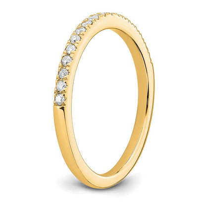 True Origin 14K Gelbgold 1/5 Karat Im Labor Gezüchtet Diamant Vs+ F+ Komplett Ehering Ring