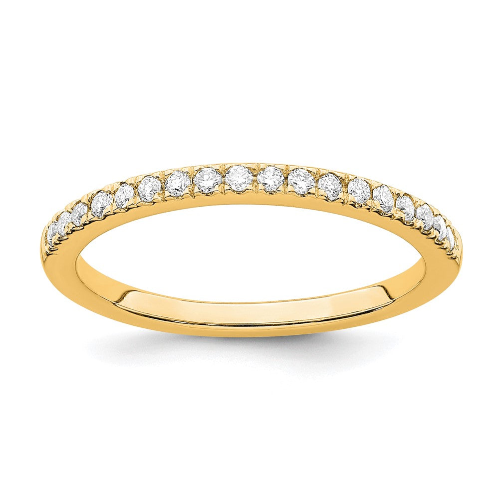 True Origin 14K Gelbgold 1/5 Karat Im Labor Gezüchtet Diamant Vs+ F+ Komplett Ehering Ring