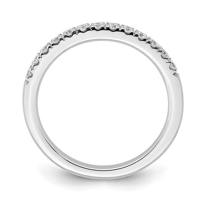 14K Weißgold Ehering mit Labordiamanten VS/SI FGH